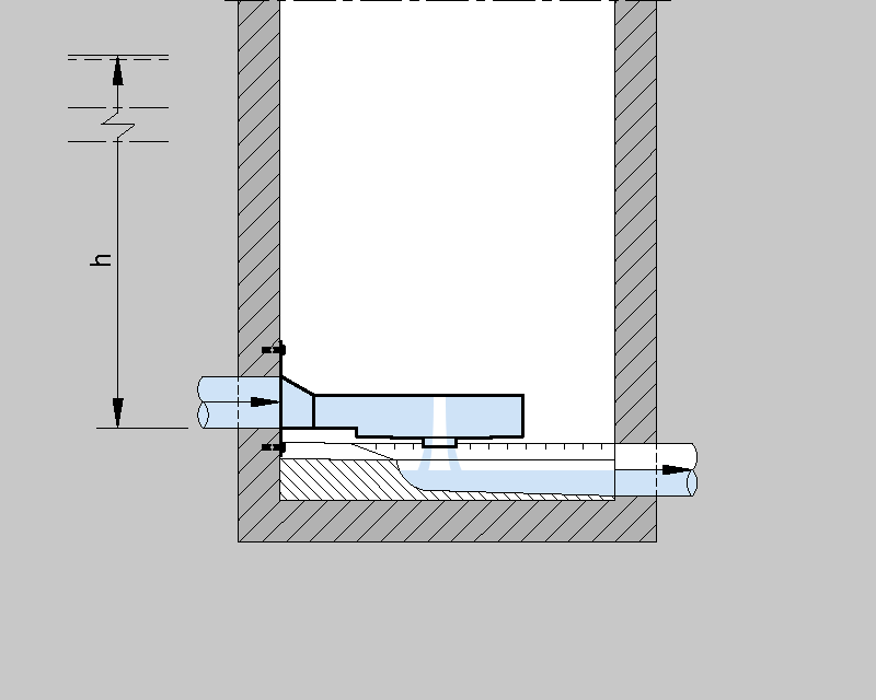 Regolatore di portata CEH installazione